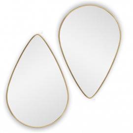 Зеркало-капля в золотой раме Droppe Gold (Дроп) Smal 40*60см 